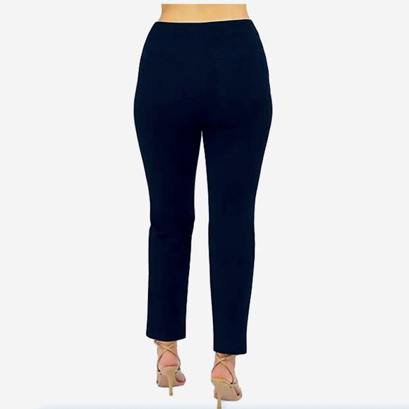 Spanx Size XS Tall Polished Slim Fit Ankle Pants Dark Navy Blue - Picture 6 of 9